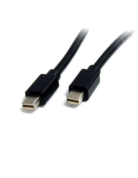 StarTech.com Cable de 1m de Monitor Mini DisplayPort 1.2 Macho a MiniDP Macho- Mini DP Negro 4k