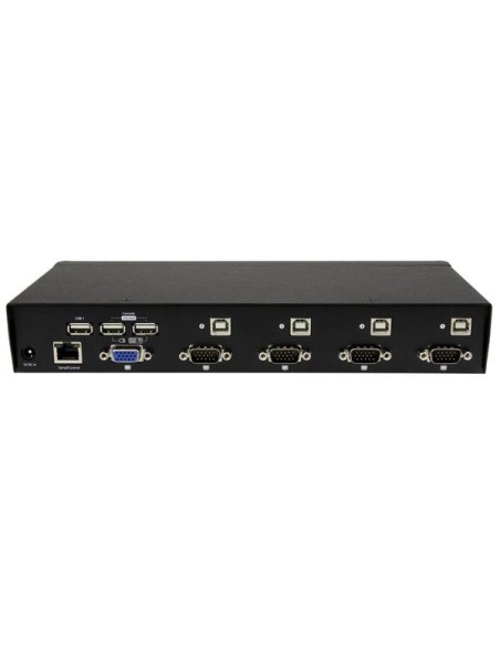 StarTech.com Switch Conmutador KVM de 4 Puertos VGA USB con Conmutado Rápido DDM Fast Switching y Cables