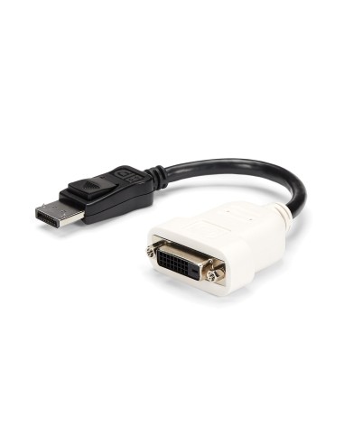 StarTech.com Adaptador Gráfico DisplayPort a DVI - Conversor de Vídeo Externo DP - Hasta 1920x1200 - Pasivo