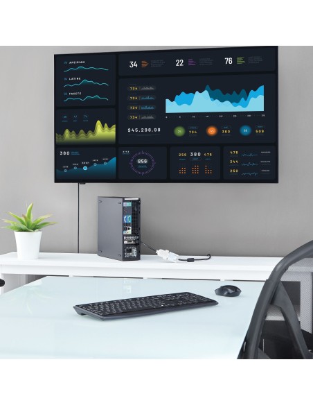 StarTech.com Adaptador Gráfico DisplayPort a DVI - Conversor de Vídeo Externo DP - Hasta 1920x1200 - Pasivo