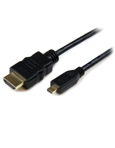 StarTech.com Cable HDMI de alta velocidad con Ethernet 50cm - HDMI a Micro HDMI - Macho a Macho