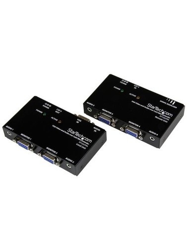 StarTech.com Extensor de Vídeo VGA y Audio mini-jack por cable cat5 UTP Ethernet - Adaptador