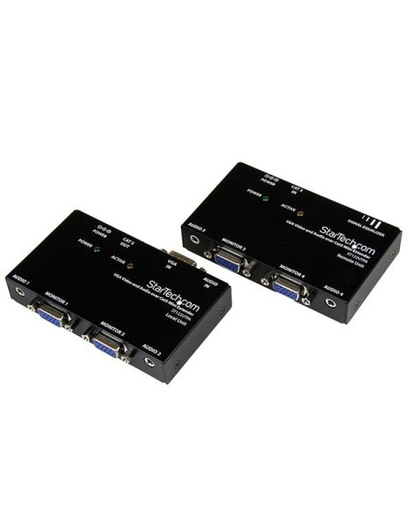 StarTech.com Extensor de Vídeo VGA y Audio mini-jack por cable cat5 UTP Ethernet - Adaptador
