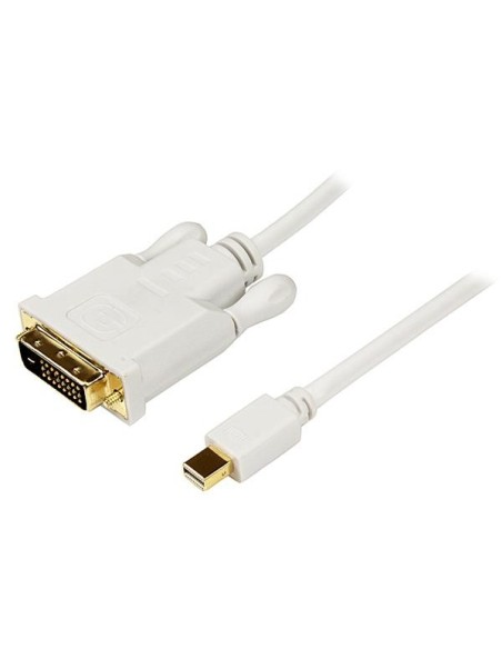 StarTech.com Cable de 3m Adaptador de Vídeo Mini DisplayPort a DVI-D - Conversor Pasivo - 1920x1200 - Blanco