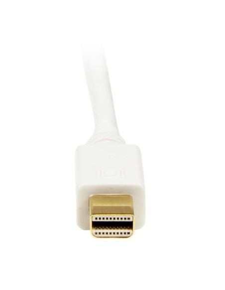 StarTech.com Cable de 3m Adaptador de Vídeo Mini DisplayPort a DVI-D - Conversor Pasivo - 1920x1200 - Blanco