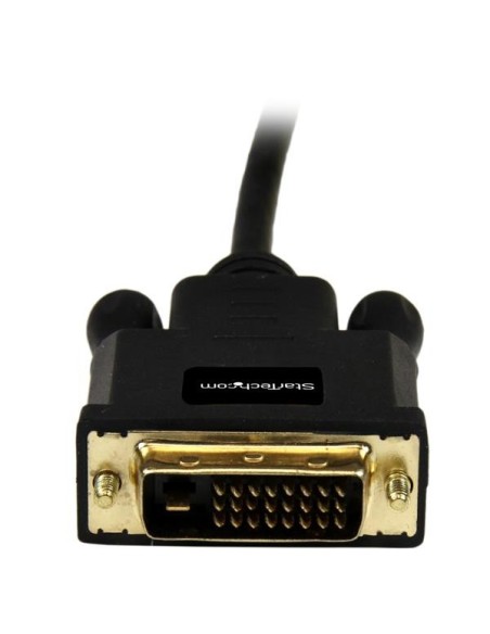 StarTech.com Cable de 3m Adaptador de Vídeo Mini DisplayPort a DVI-D - Conversor Pasivo - 1920x1200 - Negro