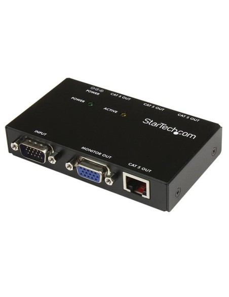 StarTech.com Extensor de vídeo VGA a través de CAT5, con 4 puertos - 150 m
