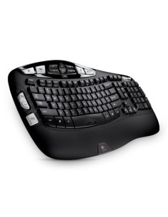 Logitech K350 teclado RF inalámbrico QWERTY Inglés Negro