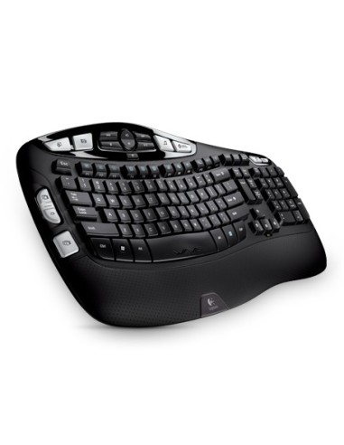 Logitech K350 teclado RF inalámbrico QWERTY Inglés Negro
