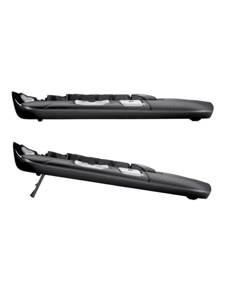 Logitech K350 teclado RF inalámbrico QWERTY Inglés Negro