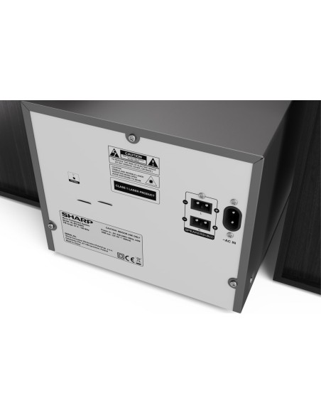 Sharp XL-B512(BK) sistema de audio para el hogar Microcadena de música para uso doméstico 45 W Negro