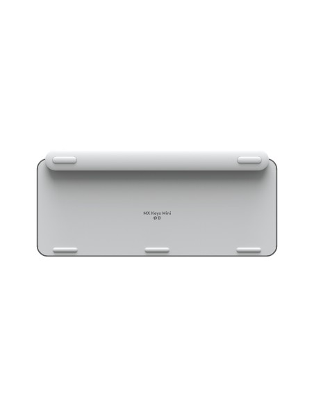 Logitech MX Keys Mini teclado RF Wireless + Bluetooth QWERTY Español Aluminio, Blanco