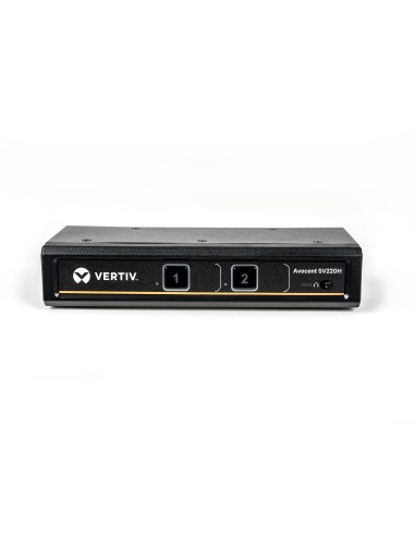 Vertiv Avocent KVM de escritorio SwitchView de 2 puertos, HDMI, audio, UE