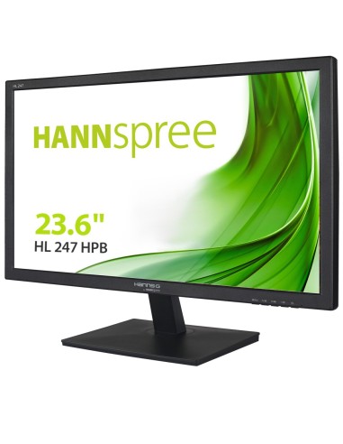 Hannspree Hanns.G HL 247 HPB LED display 59,9 cm (23.6") Full HD LCD Plana Negro