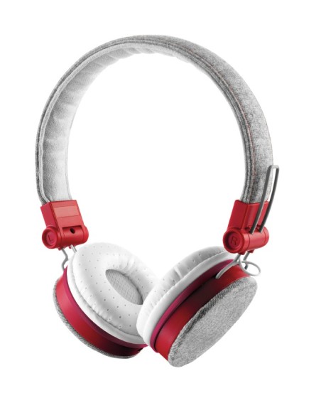 Trust Fyber Auriculares Diadema Conector de 3,5 mm Gris, Rojo