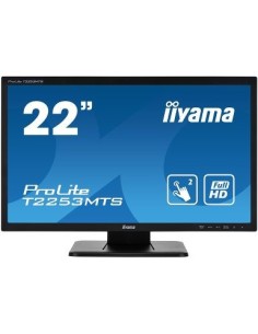 iiyama ProLite T2253MTS-B1 monitor pantalla táctil 54,6 cm (21.5") 1920 x 1080 Pixeles Negro Dual-touch Mesa