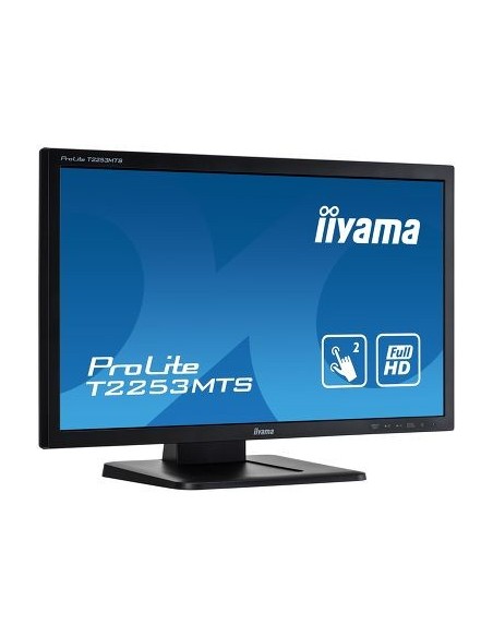 iiyama ProLite T2253MTS-B1 monitor pantalla táctil 54,6 cm (21.5") 1920 x 1080 Pixeles Negro Dual-touch Mesa