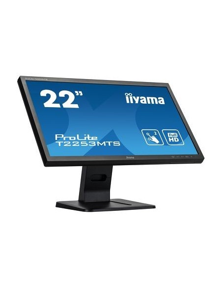iiyama ProLite T2253MTS-B1 monitor pantalla táctil 54,6 cm (21.5") 1920 x 1080 Pixeles Negro Dual-touch Mesa