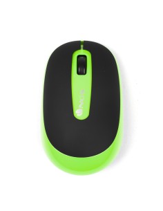 NGS Dust ratón RF inalámbrico Óptico 1600 DPI Ambidextro Negro, Verde