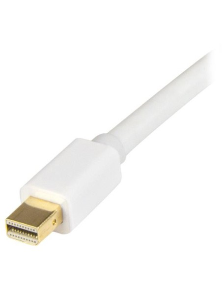 StarTech.com Cable Conversor Mini DisplayPort a HDMI de 1m - Color Blanco - Ultra HD 4K