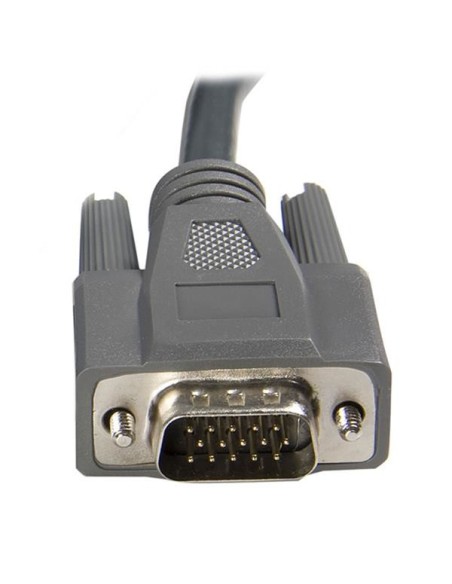 StarTech.com Cable KVM Ultra Thin Delgado de 3m VGA USB HD15 2-en-1 para uso en Conmutador Switch KVM