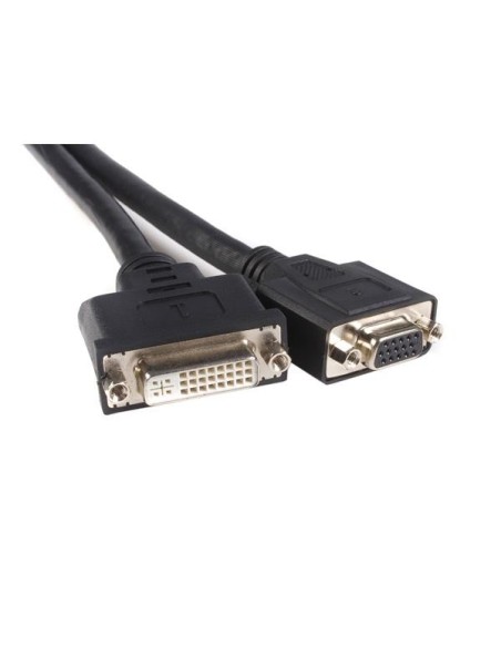 StarTech.com Cable Adaptador de 20cm LFH59 DMS59 a DVI-D y VGA - Macho a Hembra - DMS-59