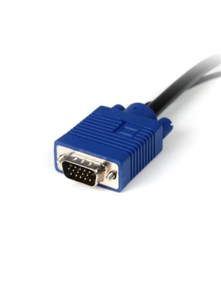StarTech.com Mini Duplicador Divisor de Vídeo VGA y Audio de 2 puertos HD15 Compacto - Cable Splitter