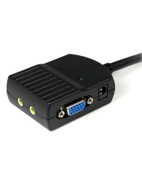 StarTech.com Mini Duplicador Divisor de Vídeo VGA y Audio de 2 puertos HD15 Compacto - Cable Splitter