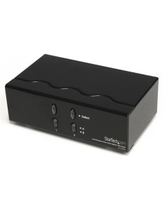 StarTech.com Conmutador Matrix VGA de 2 Puertos 2x2 con Audio - Switch Selector - 1920x1440
