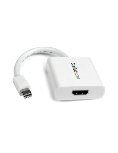 StarTech.com Adaptador Conversor de Vídeo Mini DisplayPort DP a HDMI - 1920x1200 - Pasivo - Blanco