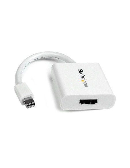 StarTech.com Adaptador Conversor de Vídeo Mini DisplayPort DP a HDMI - 1920x1200 - Pasivo - Blanco