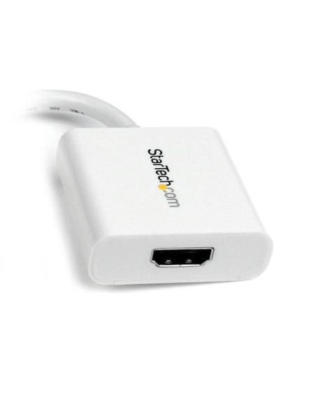StarTech.com Adaptador Conversor de Vídeo Mini DisplayPort DP a HDMI - 1920x1200 - Pasivo - Blanco