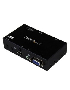 StarTech.com Switch Conversor 2x1 VGA + HDMI a HDMI con Conmutado Prioritario y Automático - Selector 1080p