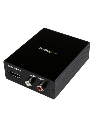 StarTech.com Adaptador Conversor de VGA, Vídeo por Componentes y Audio RCA a HDMI - PC a HDTV
