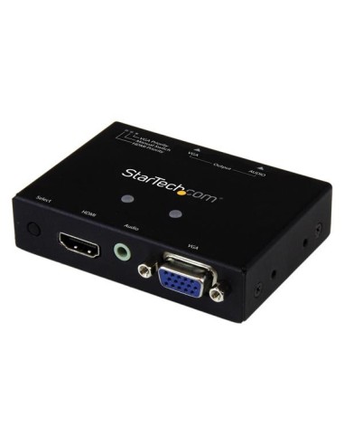 StarTech.com Switch Conversor 2x1 VGA + HDMI a VGA con Conmutado Prioritario - Selector 1080p
