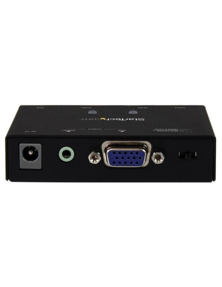 StarTech.com Switch Conversor 2x1 VGA + HDMI a VGA con Conmutado Prioritario - Selector 1080p