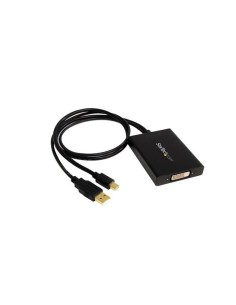 StarTech.com Adaptador Vídeo Mini DisplayPort a DVI - Conversor DP++ - 2560x1600 - Activo