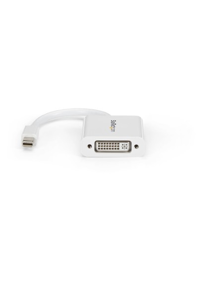 StarTech.com Adaptador Vídeo Mini DisplayPort Mini DP a DVI-I - Conversor Pasivo - 1920x1200 - Blanco