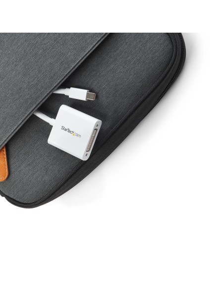 StarTech.com Adaptador Vídeo Mini DisplayPort Mini DP a DVI-I - Conversor Pasivo - 1920x1200 - Blanco