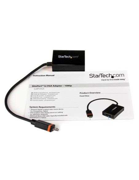 StarTech.com Conversor Slimport   MyDP a VGA - Adaptador Micro USB a VGA para HP ChromeBook 11 - 1080p