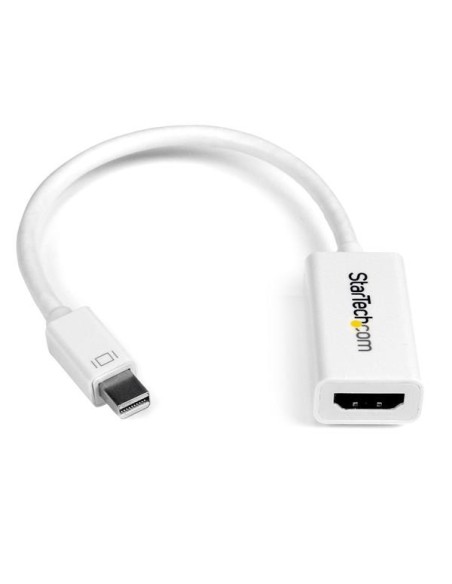 StarTech.com Conversor de Vídeo Mini DisplayPort a HDMI con Audio – Adaptador Activo MDP 1.2 para MacBook Pro – 4K @ 30Hz - Blan