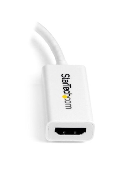StarTech.com Conversor de Vídeo Mini DisplayPort a HDMI con Audio – Adaptador Activo MDP 1.2 para MacBook Pro – 4K @ 30Hz - Blan