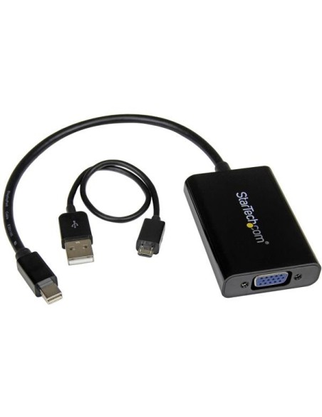 StarTech.com Adaptador de vídeo Mini DisplayPort a VGA con audio