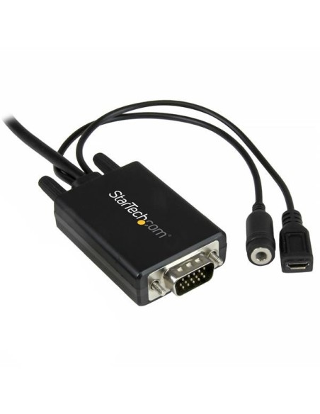 StarTech.com Cable Adaptador de 2m Mini DisplayPort a VGA con Audio