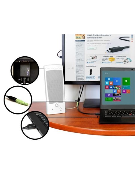 StarTech.com Cable Adaptador de 2m Mini DisplayPort a VGA con Audio