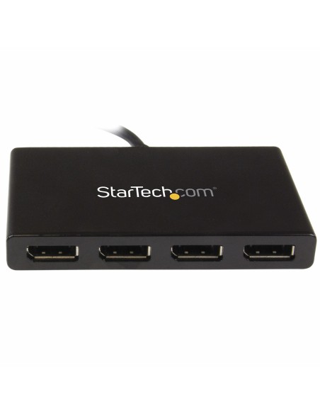StarTech.com Splitter Multiplicador Mini DP a 4 puertos DisplayPort - Hub MST