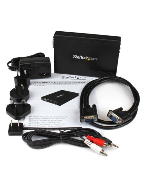 StarTech.com Conversor con Escalador VGA y Audio a HDMI - 1920x1200