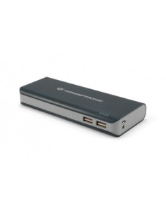 Conceptronic CPOWERBK12500 batería externa Negro, Gris Ión de litio 12500 mAh