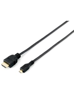 Equip HDMI Micro-HDMI 2.0m cable HDMI 2 m HDMI tipo A (Estándar) HDMI tipo D (Micro) Negro