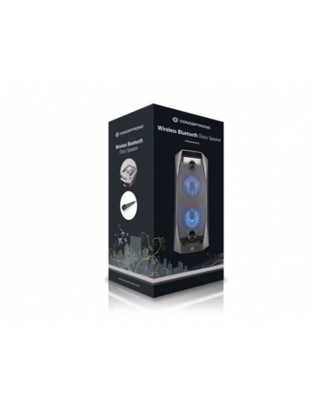 Conceptronic CSPKBTBASSDISCOG 50 W Negro, Gris